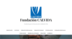 Desktop Screenshot of calvida.com